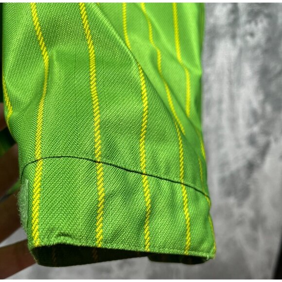 BURTON Jacket Mens Size Small Green DryRide Striped Hooded Insulated Waterproof - Picture 12 of 16
